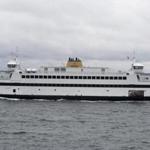 The Steamship Authority?s Martha's Vineyard ferry to Oak Bluffs, pictured on Sunday.