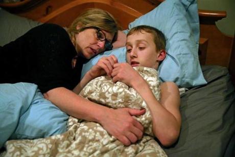 Roberta said goodnight to Connor after his 13th birthday party. Earlier, he had a conversation with an imaginary friend of sorts about why he couldn?t move back home. ?You?ve been too unsafe,?? he said. ?You could really hurt Mom.?? But later, in bed, Connor told his mother he really wanted to come home. It?s a familiar conversation. ?I tell him that it?s not safe for anyone right now, including him, but when it is, he can come home,? she said.  
