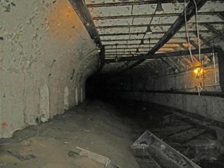 Under City Hall Plaza is an abandoned T tunnel that was in operation from the end of the 19th century to the early 1960s. On May 21, 100 people will have the rare chance to tour the tunnel.
