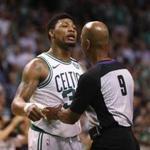Marcus Smart sought on-court justice after J.R. Smith pushed Al Horford late in Game 2 of the Celtics-Cabs series. 