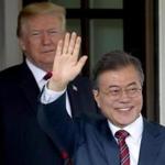 President Trump welcomed South Korean President Moon Jae-in to the White House Tuesday. 