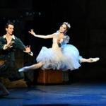 Patrick Yocum as James and Misa Kuranaga as Sylphide in Boston Ballet?s dress rehearsal for ?La Sylphide.? 