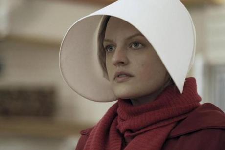 Elisabeth Moss as Offred in ?The Handmaid's Tale.? 

