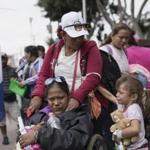 A Central American family prepared to cross the border from Tijuana, Mexico, in April. The detention of immigrants in the United States has separated some families. 