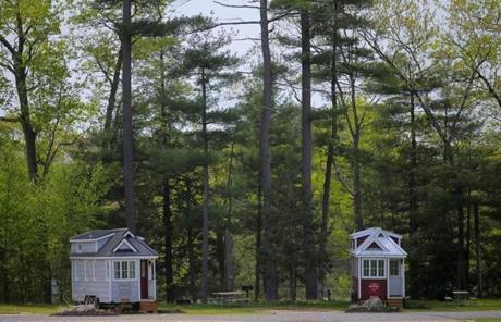 Tuxbury Tiny House Village may be the first tiny house resort in Massachusetts.
