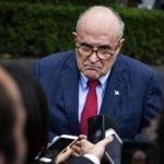 Rudy Giuliani spoke to the reporters at the White House last week. 