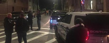 Four people were shot Saturday night on Copeland Street in Roxbury in connection with a house party. 
