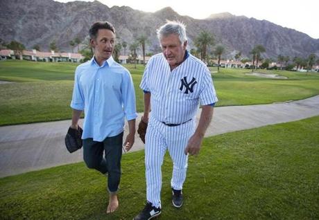 La Quinta, CA?-Tommy John, the 4 time All Star pitcher who won 288 games and Tommy John III, a chiropractor with a sports medicine background team up to try and put an end to kids getting Tommy John surgery.
