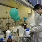 A chemist worked in a WuXi Pharma Tech lab in Wuxi, China.