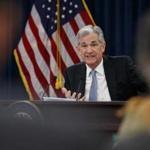 FILE- In this March 21, 2018, file photo, Federal Reserve Chairman Jerome Powell speaks following the Federal Open Market Committee meeting in Washington. Investors are eagerly awaiting the updated economic forecasts the Fed will issue when its meeting ends Wednesday, June 13. (AP Photo/Carolyn Kaster, File)