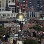 Boston, MA - May 31, 2018: View of Massachusetts State House and Beacon Hill in Boston from Microsoft NERD Center (New England Research and Development) on Memorial Drive in Cambridge, MA on May 31, 2018. (Craig F. Walker/Globe Staff) section: metro reporter: