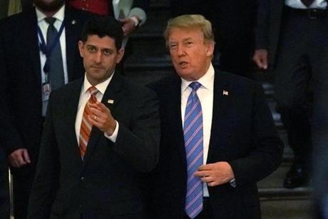 President Trump met with Speaker Paul Ryan and other GOP congressional leaders.
