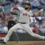 Boston Red Sox starting pitcher David Price throws against the Seattle Mariners in a baseball game Thursday, June 14, 2018, in Seattle. (AP Photo/Elaine Thompson)