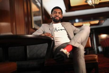 FOR FUTURE LIVING ARTS STORY Boston, Ma., 06/12/18, Boston Celtics star Kyrie Irving has a movie coming out. 