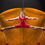 Ugo Laffolay performs during Cirque du Soleil?s ?Luzia.?