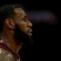 CLEVELAND, OH - JUNE 08: LeBron James #23 of the Cleveland Cavaliers reacts against the Golden State Warriors during Game Four of the 2018 NBA Finals at Quicken Loans Arena on June 8, 2018 in Cleveland, Ohio. NOTE TO USER: User expressly acknowledges and agrees that, by downloading and or using this photograph, User is consenting to the terms and conditions of the Getty Images License Agreement. (Photo by Gregory Shamus/Getty Images)