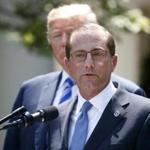 Health and Human Services chief Alex Azar said the Trump administration is watching drug companies closely as they continue to raise prices. 