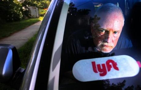 John Thurner, who's looking for a job in education, is driving for Lyft in the meantime. 
