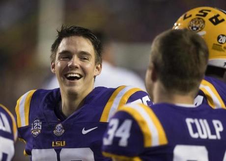 Cole Tracy is a graduate transfer student from Assumption College playing for LSU.
