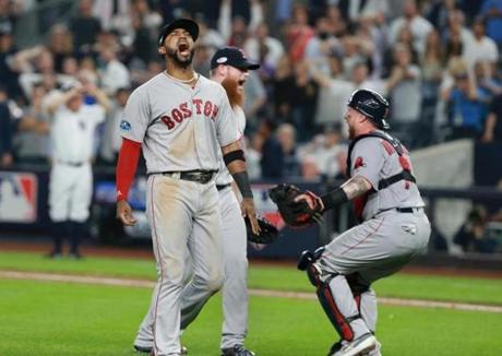 Despite almost unraveling in the ninth, the Red Sox managed to secure their spot in the ALCS. 

