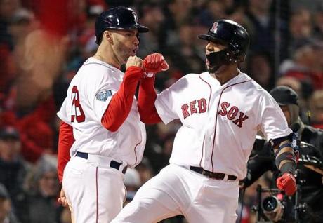 Any time the Red Sox need a clutch hit, it seems, they get it.
