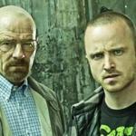 Aaron Paul (right, with Bryan Cranston) will reportedly star in a ?Breaking Bad? film. 