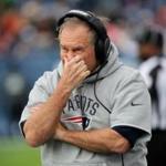 Nashville TN 11/11/18 New England Patriots head coach Bill Beichick does not like what he is seeing against the Tennessee Titans during fourth quarter action at Nissan Field. (photo by Matthew J. Lee/Globe staff) topic: reporter: