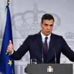 Spanish Prime Minister Pedro Sanchez spoke to members of the media in Madrid Thursday. 