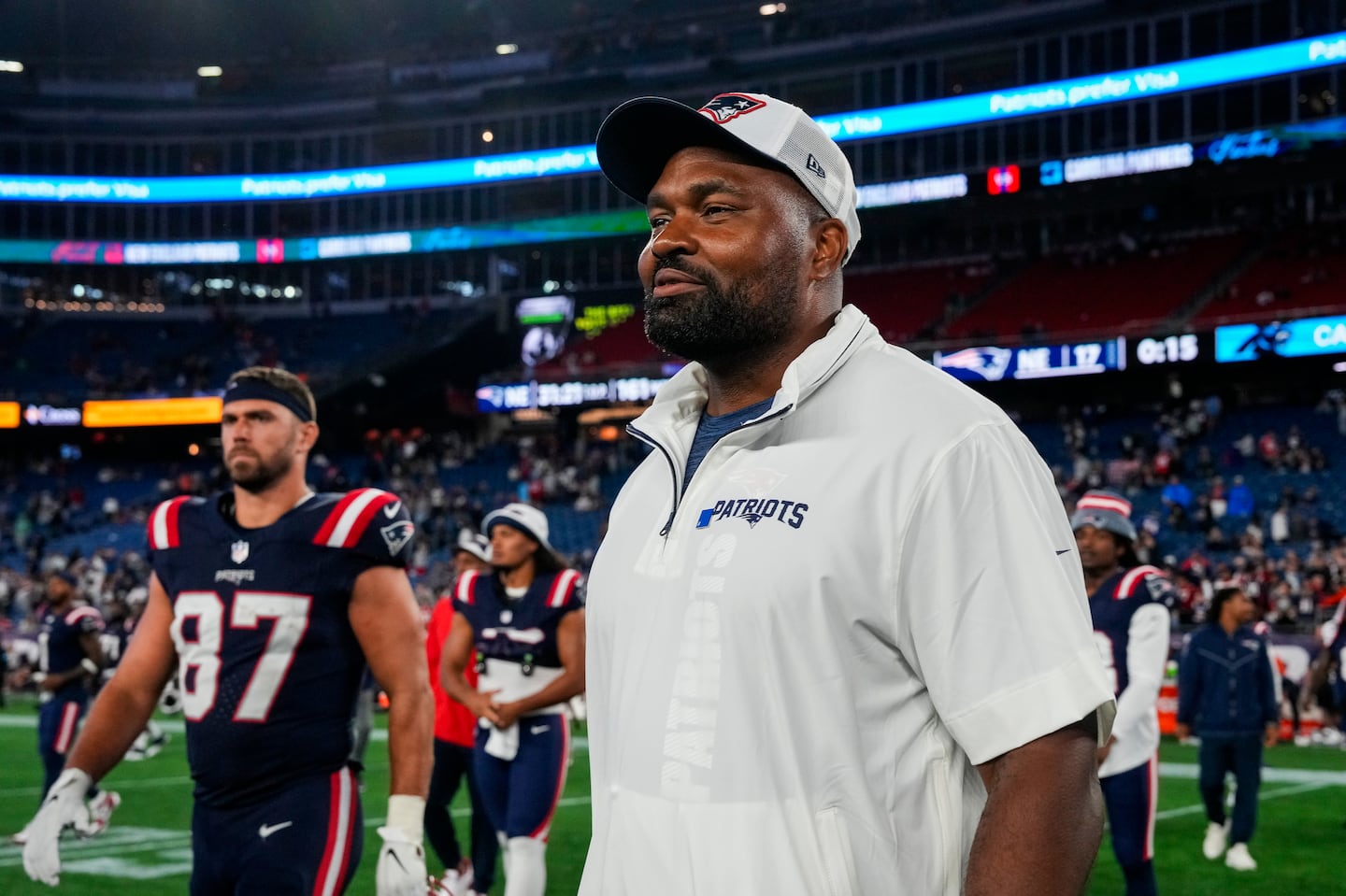 The Patriots have a new look under first-year coach Jerod Mayo.