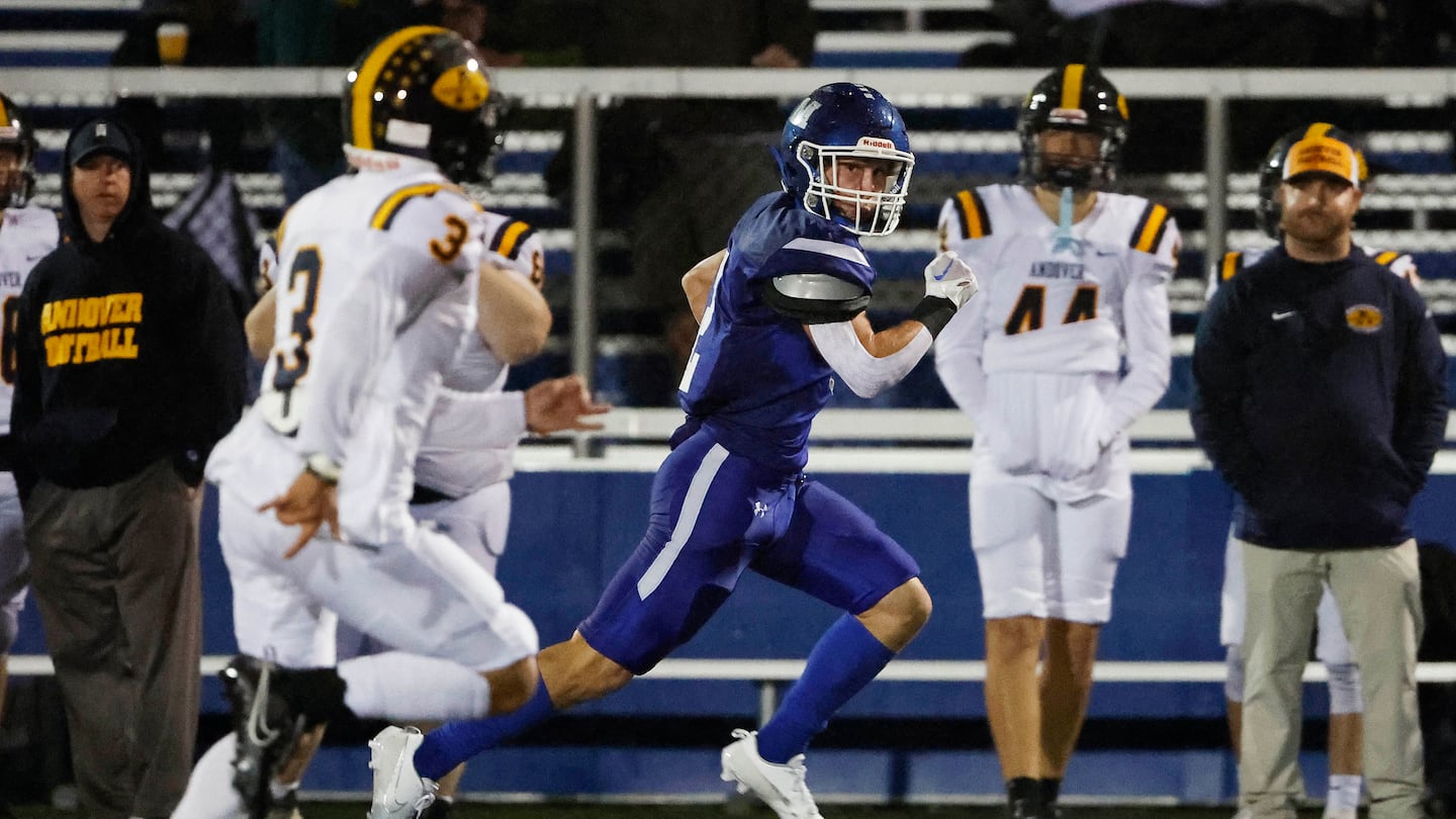 Shane Eason enters his senior season at Methuen with 1,786 rushing yards, 1,673 receiving yards, and 54 total touchdowns.