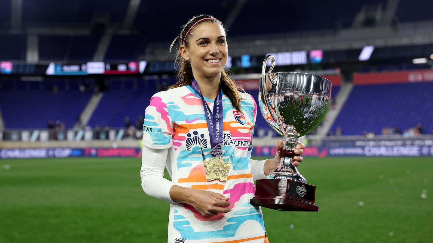 Alex Morgan will play her final match with her club team, the San Diego Wave of the National Women's Soccer League, on Sunday at Snapdragon Stadium.