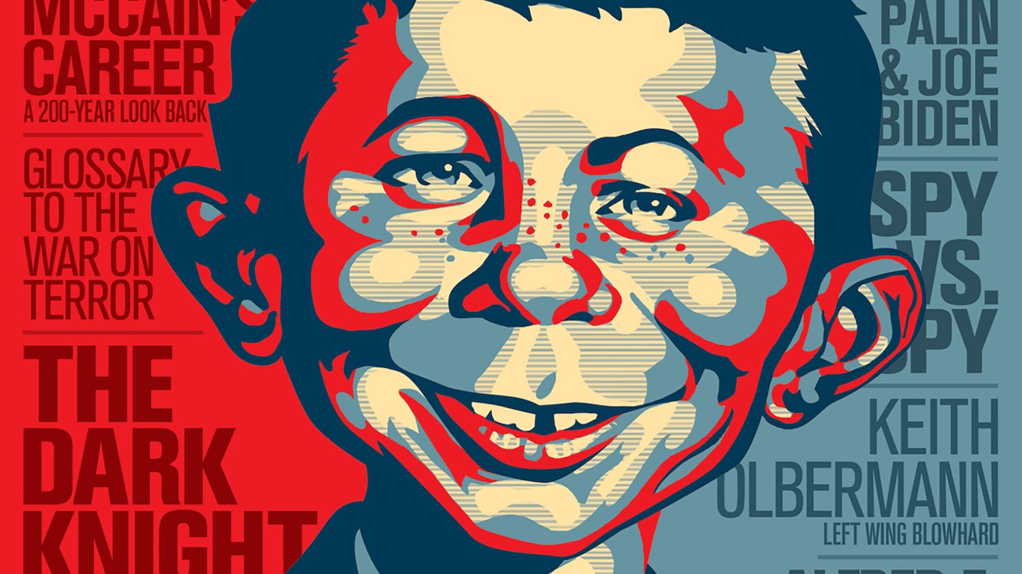 Sam Viviano, "Alfred E. Neuman for President," 2008.