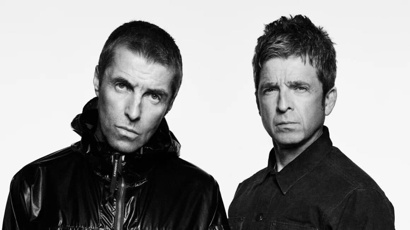 Liam and Noel Gallagher of Oasis