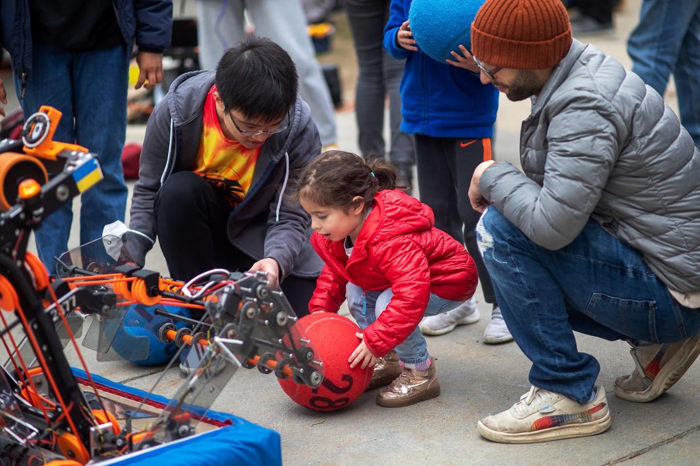 More than 3.2 million kids have participated in a FIRST-organized robotics competition, where teams design a bot that needs to collaborate with others to prevail against an opposing team.