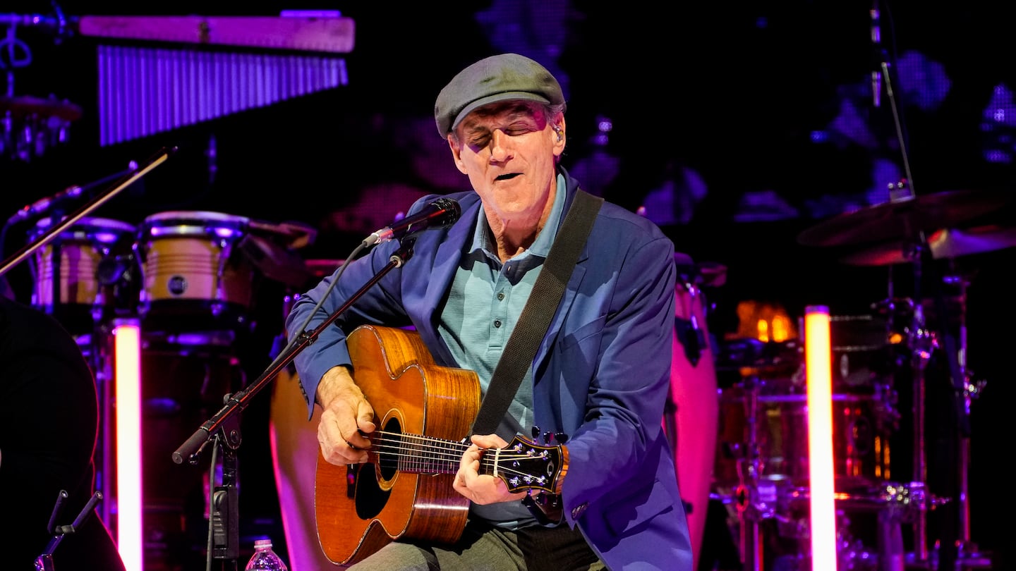 James Taylor performed at MGM Music Hall.