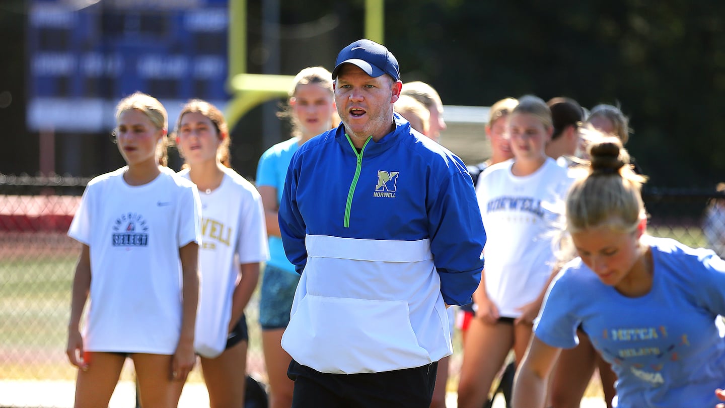 The Norwell girls' soccer team held a recent practice under guidance of their new coach, Rob Williams, who has the No. 6 Clippers off to a 4-0 start.