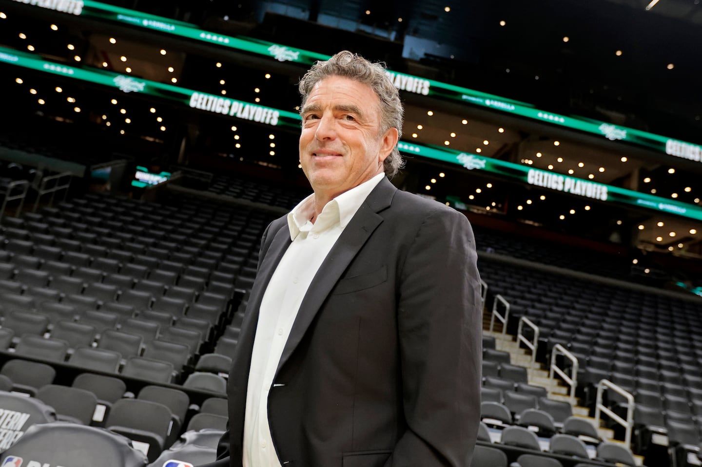 Celtics majority owner Wyc Grousbeck announced in July that a stake in the team was going up for sale.