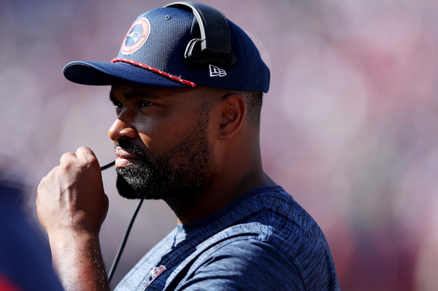 Jerod Mayo suffered his first defeat as an NFL head coach on Sunday.