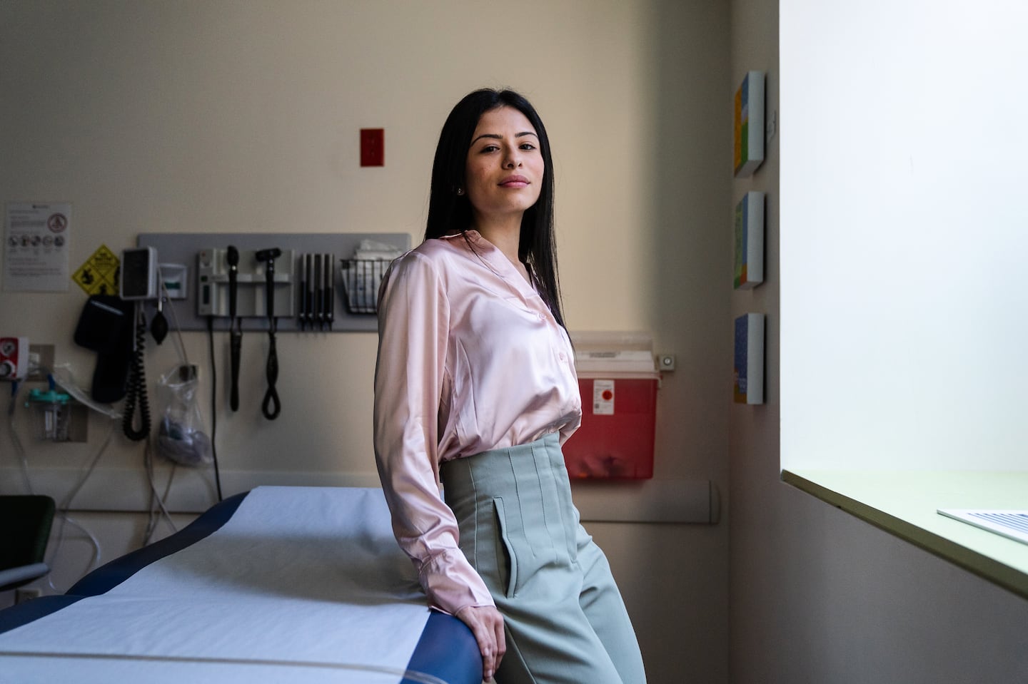 Medical student Keishla Arce-Ruiz during her fellowship at Dana‑Farber Cancer Institute.