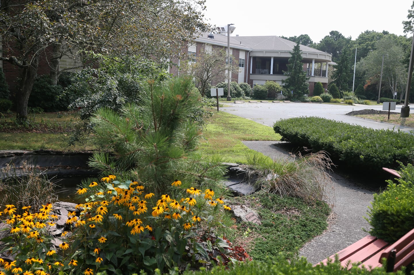 The site of the proposed homeless shelter at 1 Love Lane in South Dennis.