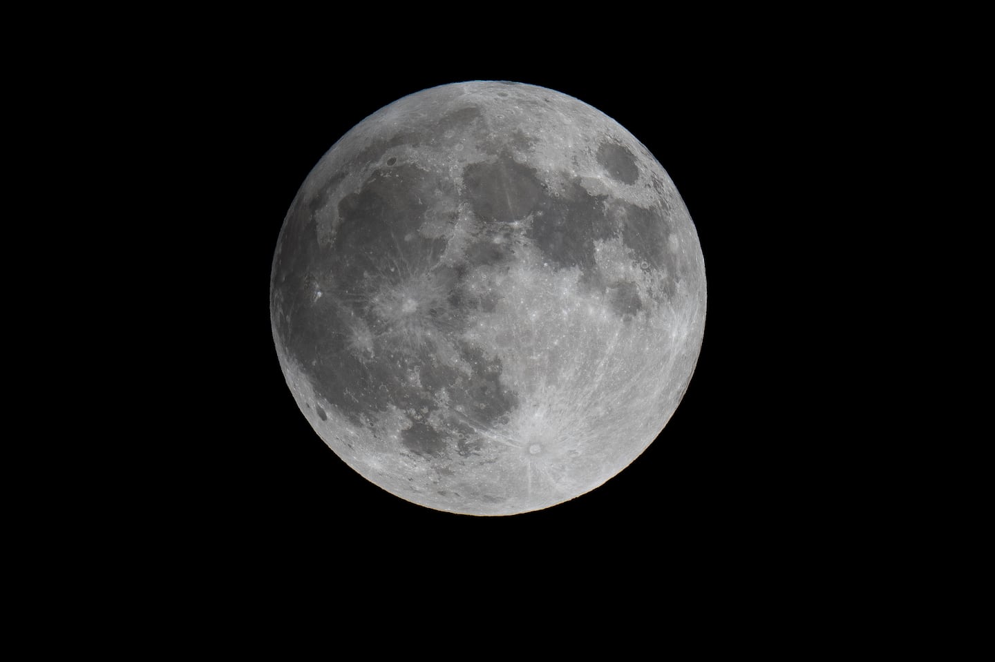 A supermoon rises Sept. 17, in Nashville, Tenn.