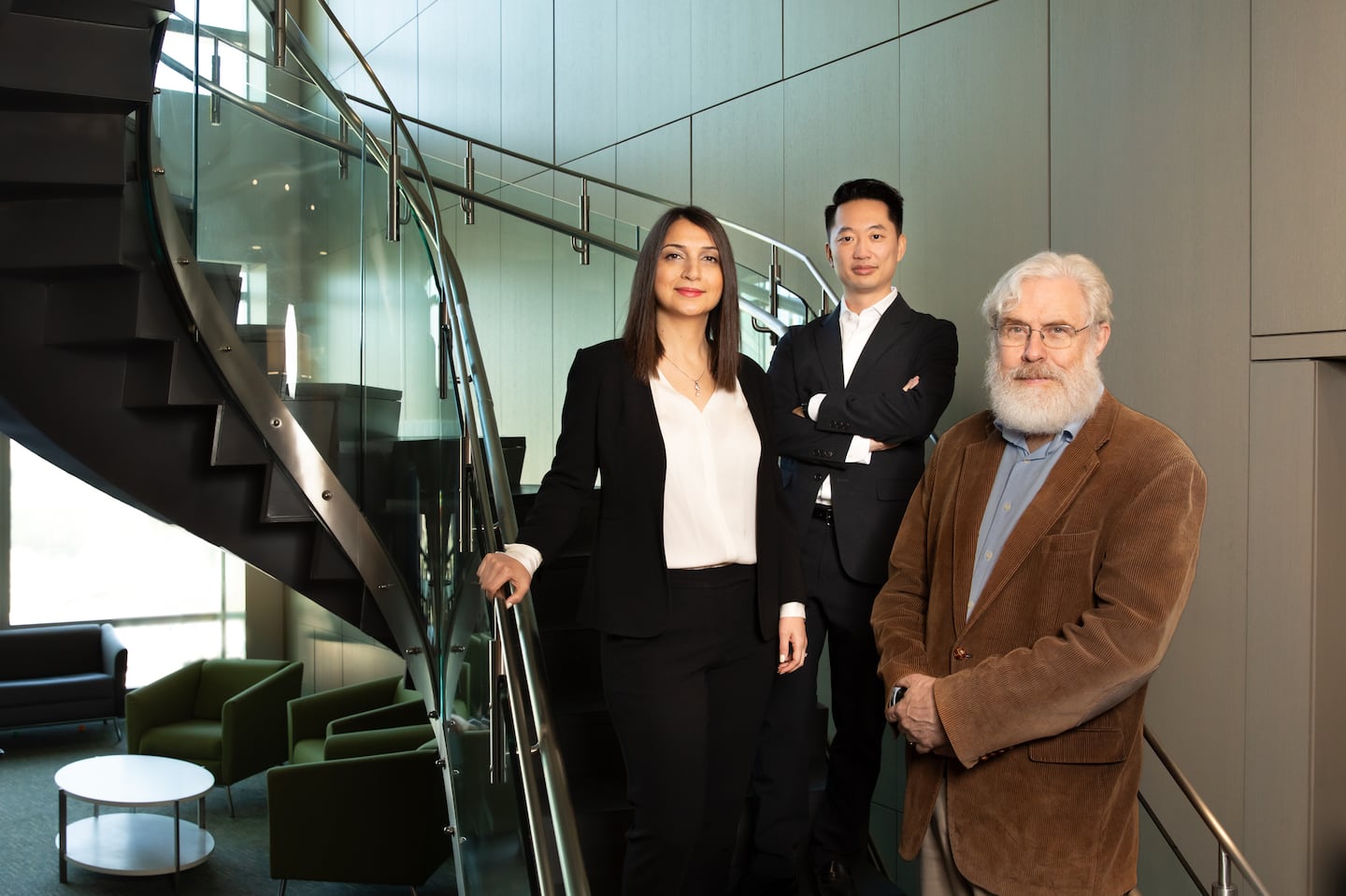 Parastoo Khoshakhlagh, Alex Ng, and George Church cofounded the biotechnology company GC Therapeutics, which launched Thursday.