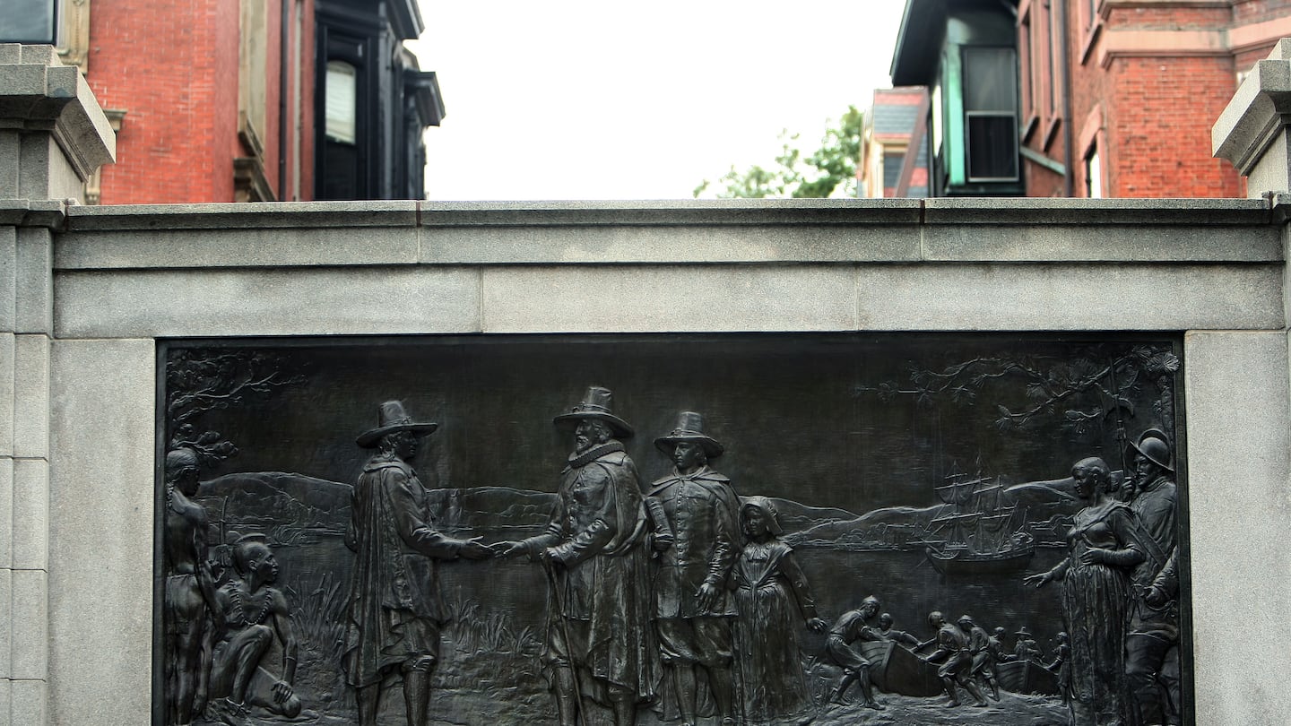 The Founders Memorial on the Boston Common.