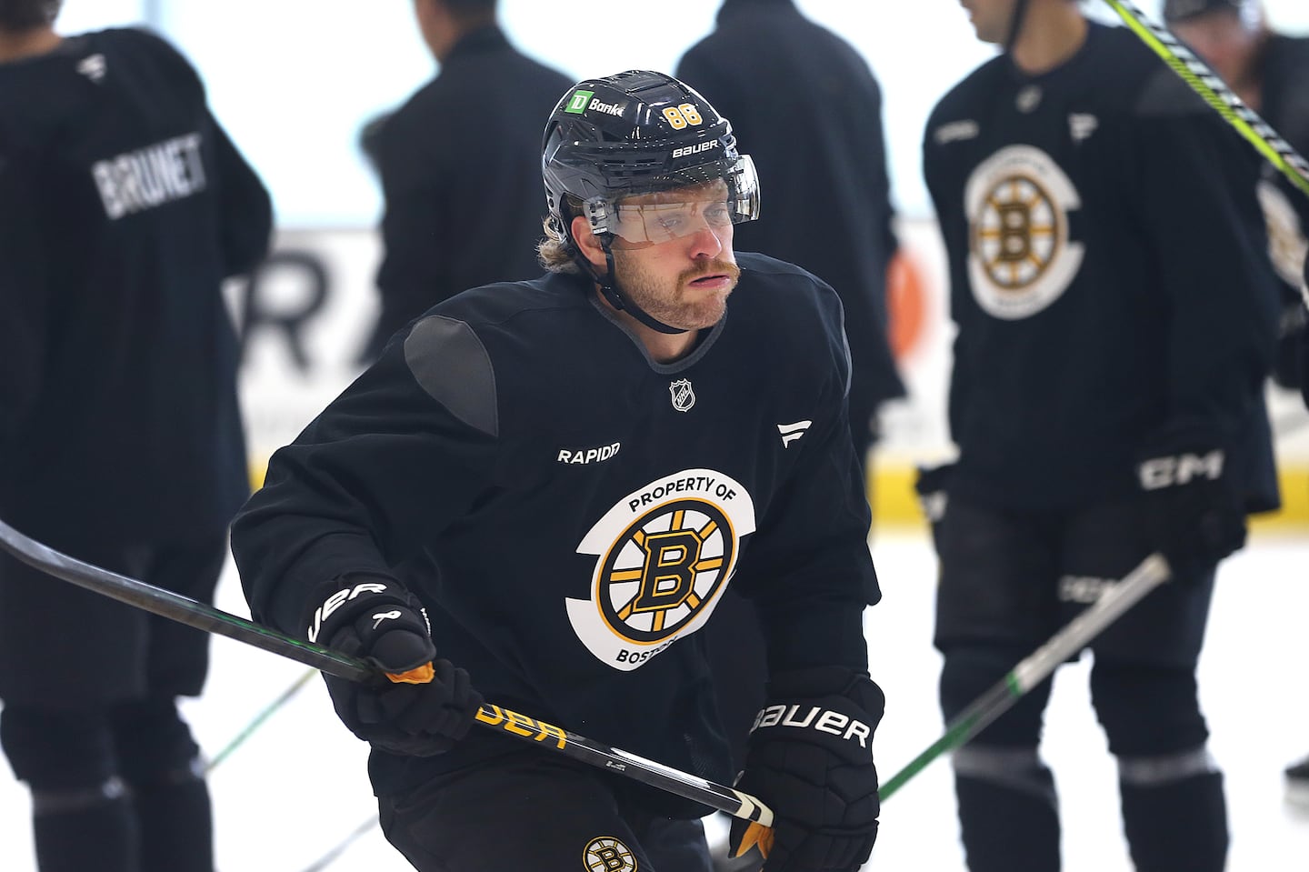 After winning a World Championship gold medal over the summer with his native Czechia, Bruins right wing David Pastrnak wants more success.