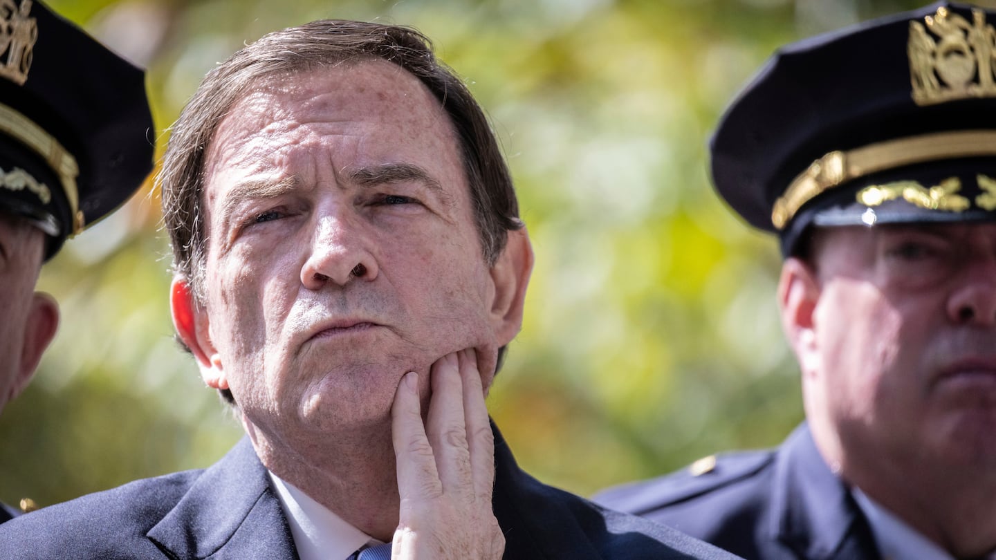 Interim New York Police Commissioner Thomas G. Donlon attends a news conference outside the United Nations Headquarters, on Sept. 20.