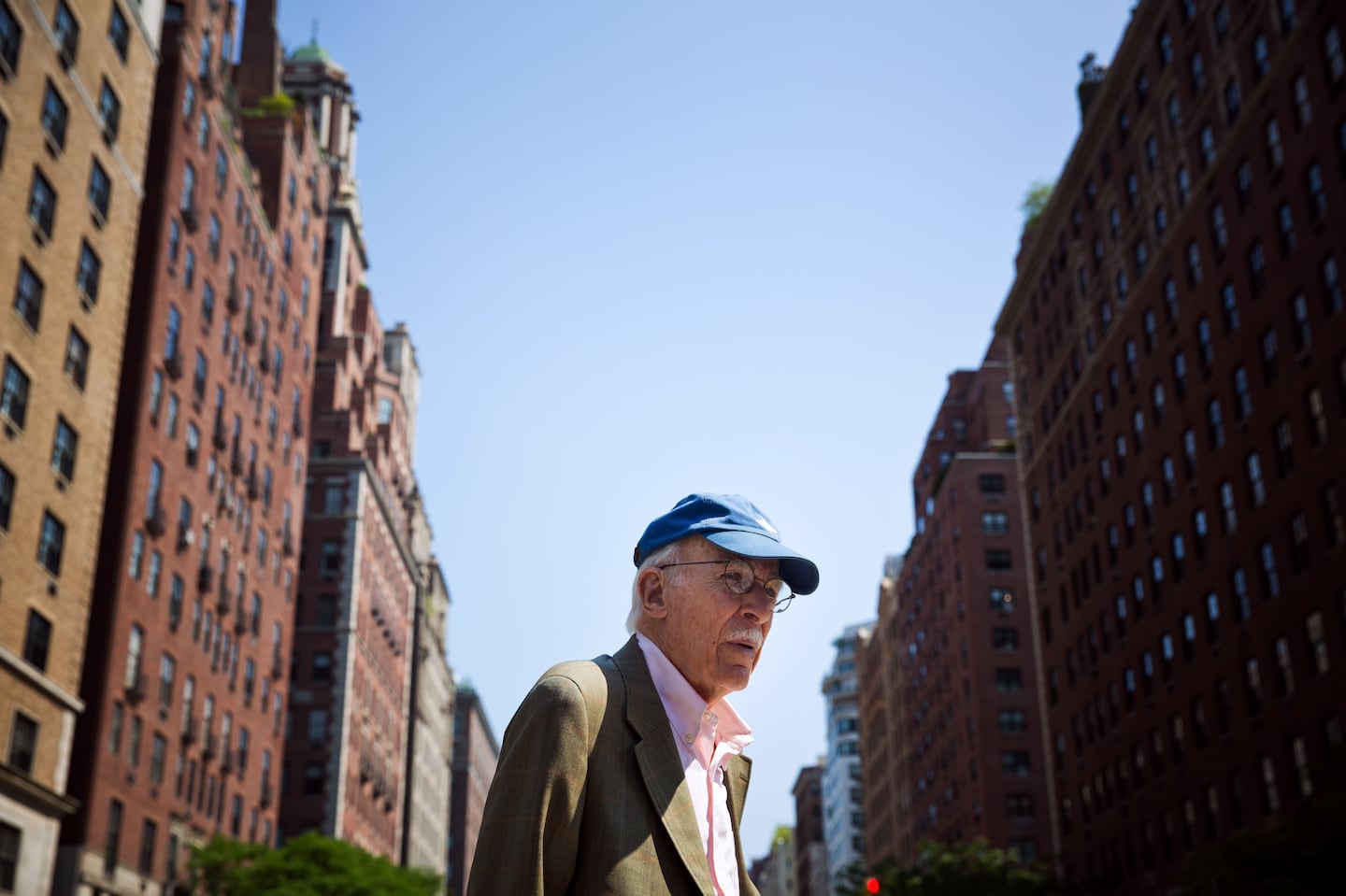 The New Yorker writer and author Roger Angell in New York City in 2015.