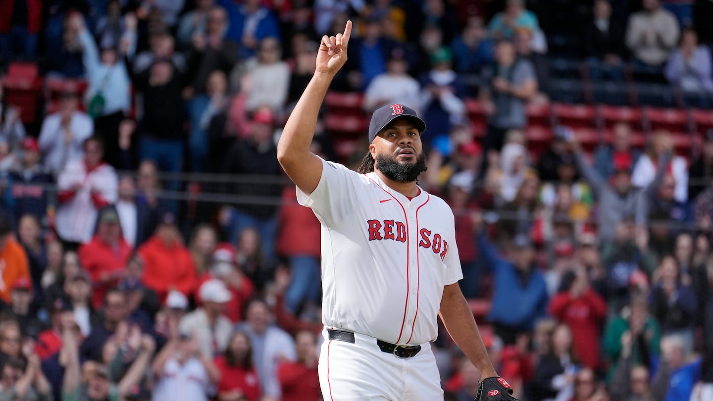 Red Sox closer Kenley Jansen closed out the first game of Sunday's doubleheader but will be heading to the injured list Monday.