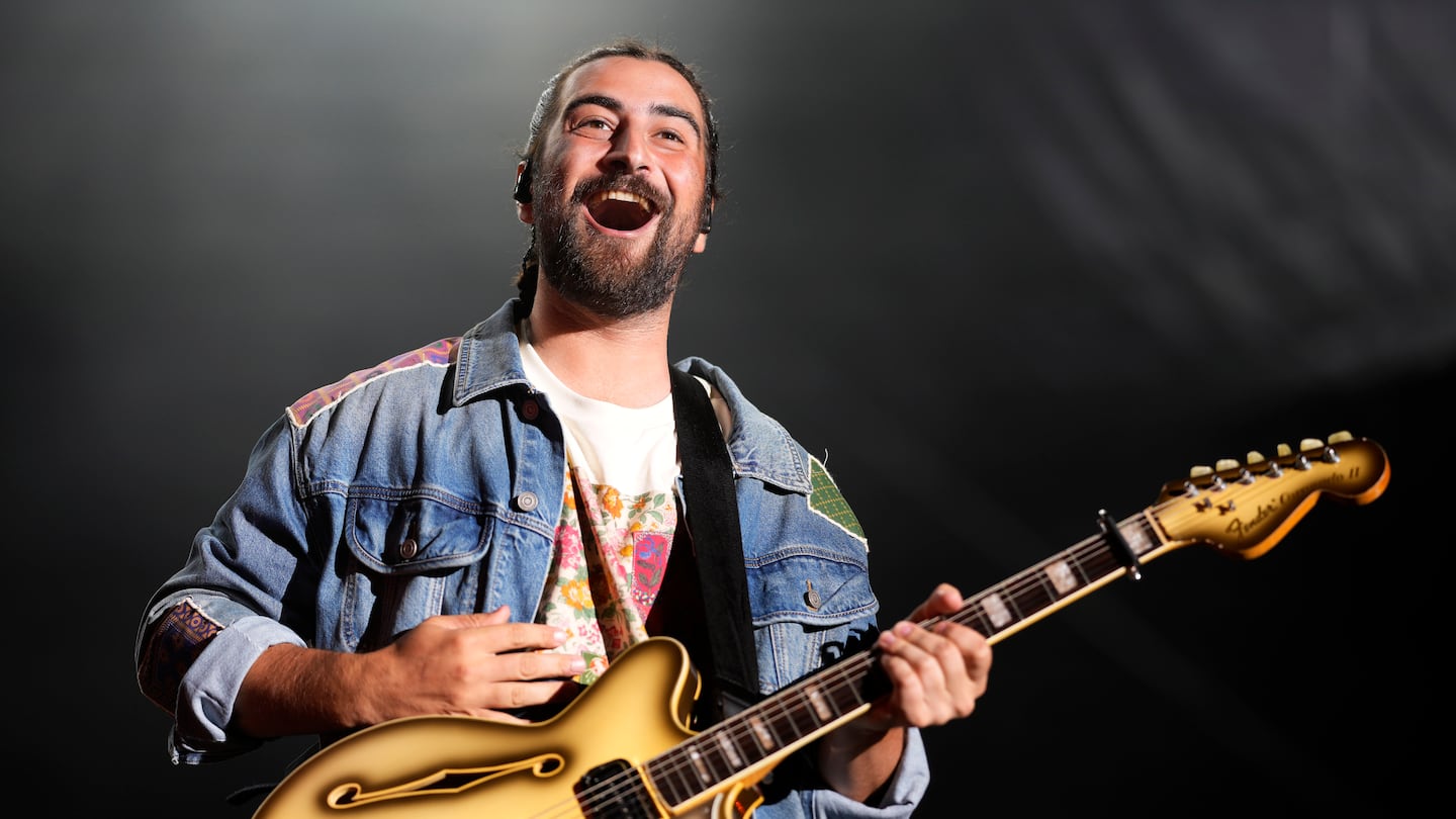 Noah Kahan performs during the 2024 Sea. Hear. Now festival on Saturday, Sept. 14, 2024, in Asbury Park, N.J.