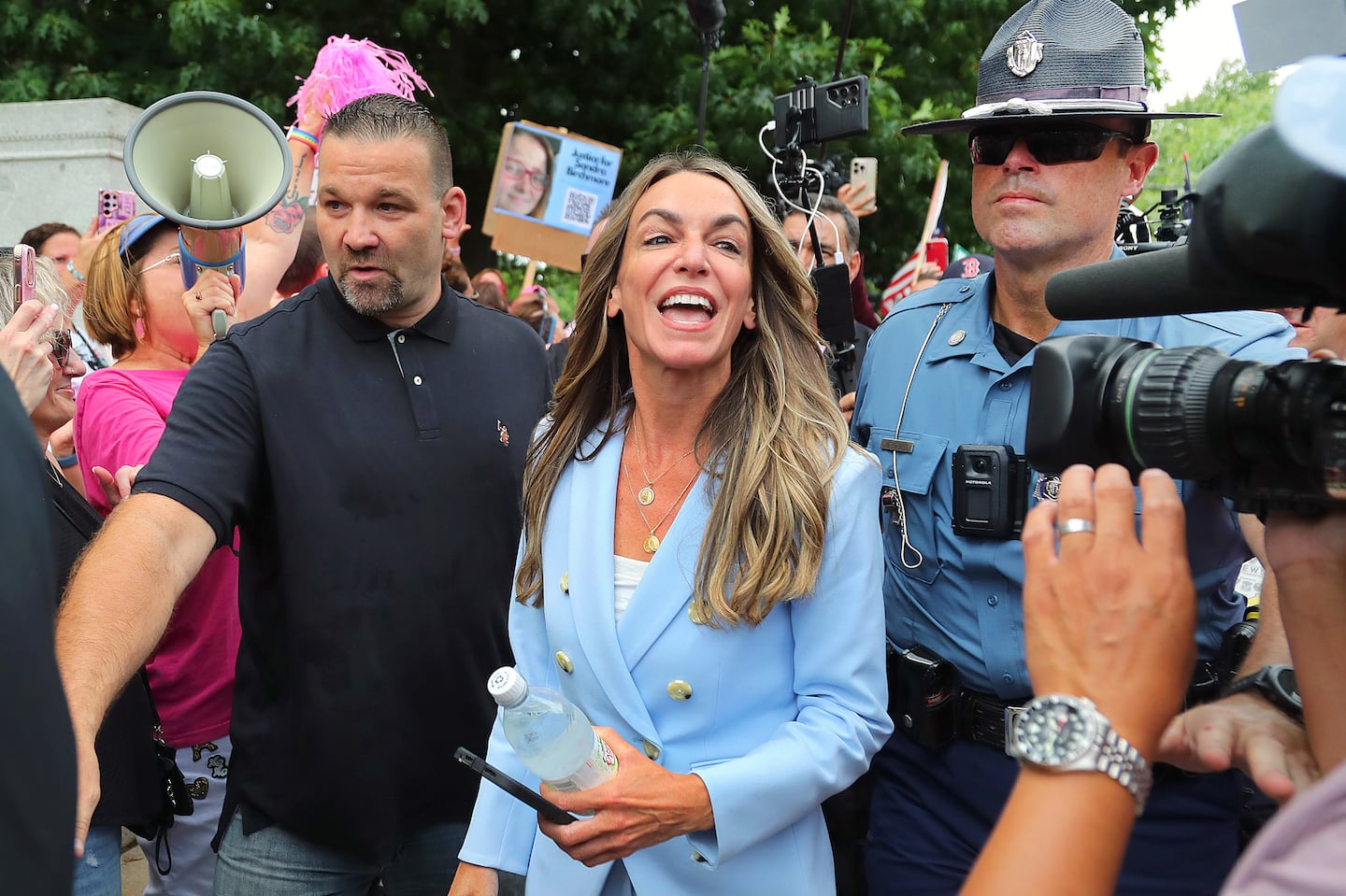 Karen Read outside court in August.