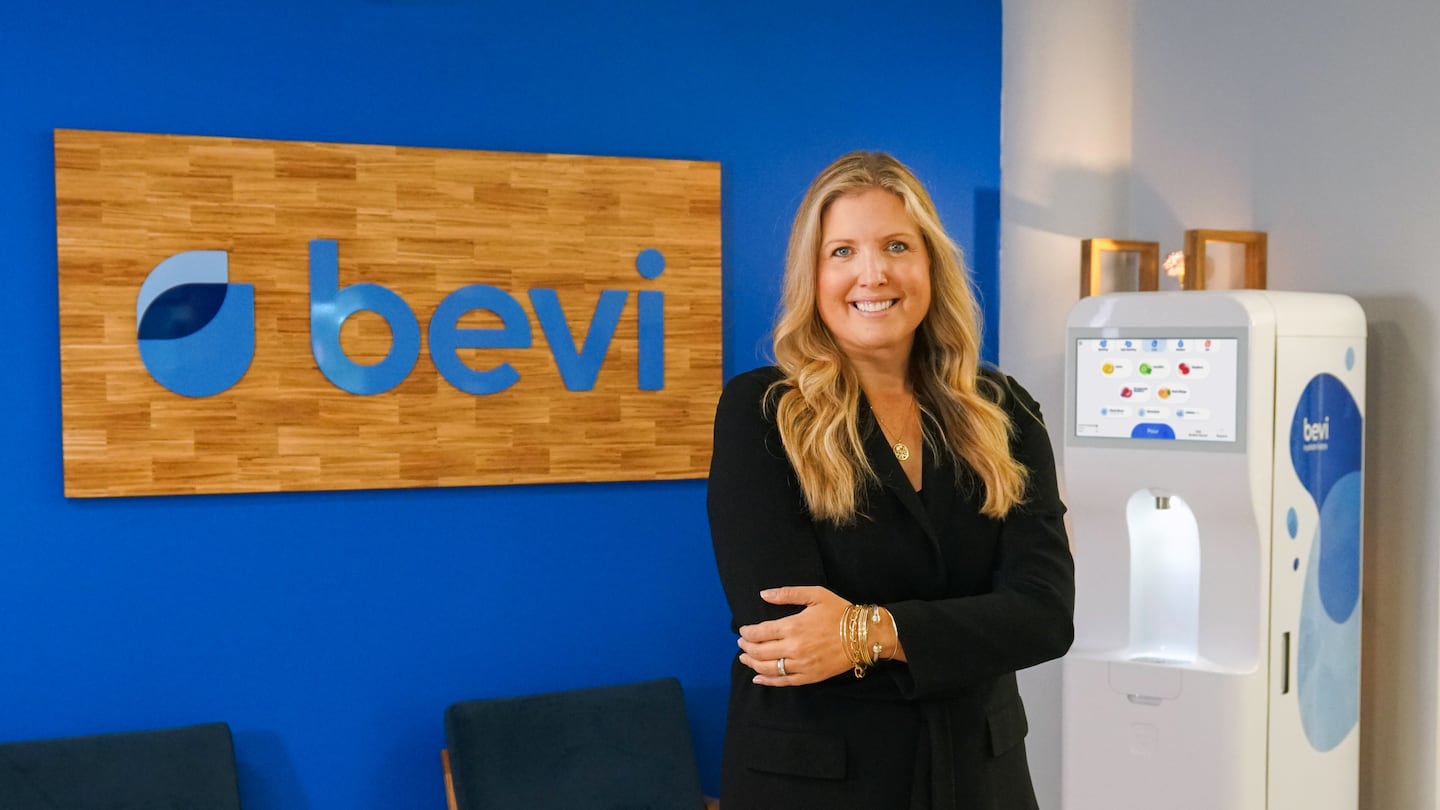 Smart water cooler company Bevi hired Cathy Lewenberg, the former chief executive of Drizly, as its new CEO.